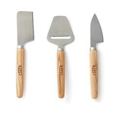 Vue VINGA Ensemble de couteaux à fromage Retro de couleur marron| Krokrodeal