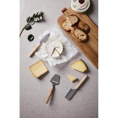 Vue VINGA Ensemble de couteaux à fromage Retro de couleur marron| Krokrodeal