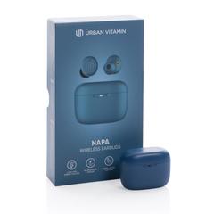 Vue Ecouteurs Urban Vitamin Napa de couleur bleu| Krokrodeal