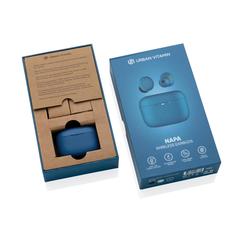 Vue Ecouteurs Urban Vitamin Napa de couleur bleu| Krokrodeal