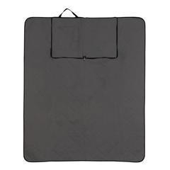 Vue Couverture pique-nique pliable en rPET Impact Aware™ de couleur gris| Krokrodeal