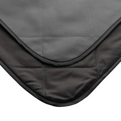 Vue Couverture pique-nique pliable en rPET Impact Aware™ de couleur gris| Krokrodeal