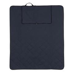 Vue Couverture pique-nique pliable en rPET Impact Aware™ de couleur bleu| Krokrodeal