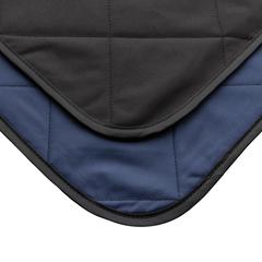 Vue Couverture pique-nique pliable en rPET Impact Aware™ de couleur noir| Krokrodeal