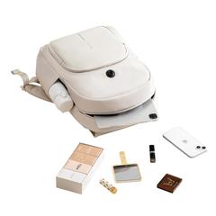 Vue Sac à dos souple XD Design de couleur beige| Krokrodeal