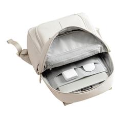 Vue Sac à dos souple XD Design de couleur beige| Krokrodeal