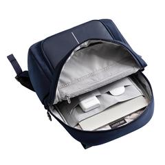 Vue Sac à dos souple XD Design de couleur bleu| Krokrodeal