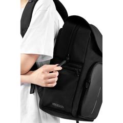 Vue Sac à dos souple XD Design de couleur noir| Krokrodeal