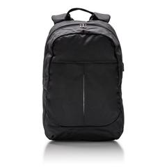 Vue Sac à dos pour ordinateur avec prise USB de couleur noir| Krokrodeal