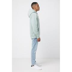 Vue Polaire à capuche en polyester recyclé Iqoniq Trivor de couleur vert| Krokrodeal