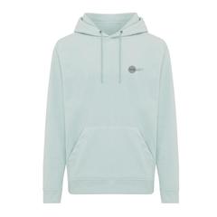 Vue Polaire à capuche en polyester recyclé Iqoniq Trivor de couleur vert| Krokrodeal