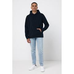 Vue Polaire à capuche en polyester recyclé Iqoniq Trivor de couleur noir| Krokrodeal