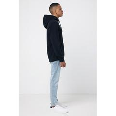 Vue Polaire à capuche en polyester recyclé Iqoniq Trivor de couleur noir| Krokrodeal
