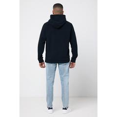 Vue Polaire à capuche en polyester recyclé Iqoniq Trivor de couleur noir| Krokrodeal