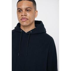 Vue Polaire à capuche en polyester recyclé Iqoniq Trivor de couleur noir| Krokrodeal