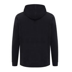 Vue Polaire à capuche en polyester recyclé Iqoniq Trivor de couleur noir| Krokrodeal