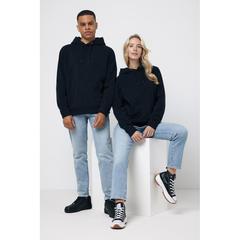 Vue Polaire à capuche en polyester recyclé Iqoniq Trivor de couleur noir| Krokrodeal