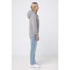 Vue Polaire à capuche en polyester recyclé Iqoniq Trivor de couleur gris| Krokrodeal