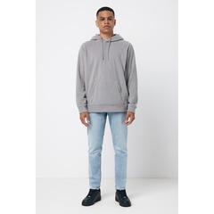 Vue Polaire à capuche en polyester recyclé Iqoniq Trivor de couleur gris| Krokrodeal