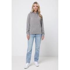 Vue Polaire à capuche en polyester recyclé Iqoniq Trivor de couleur gris| Krokrodeal