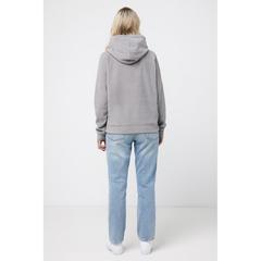 Vue Polaire à capuche en polyester recyclé Iqoniq Trivor de couleur gris| Krokrodeal