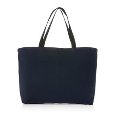 Vue Sac tote iso en toile 240 g/m² recyclée non teintée Aware™ de couleur bleu| Krokrodeal