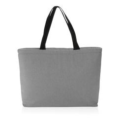 Vue Sac tote iso en toile 240 g/m² recyclée non teintée Aware™ de couleur gris| Krokrodeal