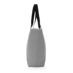 Vue Sac tote iso en toile 240 g/m² recyclée non teintée Aware™ de couleur gris| Krokrodeal