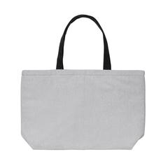 Vue Sac tote iso en toile 240 g/m² recyclée non teintée Aware™ de couleur gris| Krokrodeal