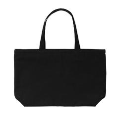 Vue Sac tote iso en toile 240 g/m² recyclée non teintée Aware™ de couleur noir| Krokrodeal