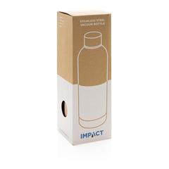 Vue Bouteille isotherme en acier Impact de couleur marron| Krokrodeal