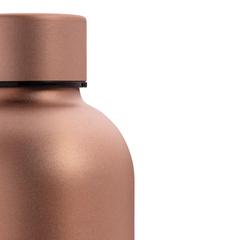 Vue Bouteille isotherme en acier Impact de couleur marron| Krokrodeal