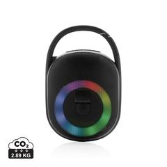 Enceinte clip Lightboom 5W en plastique recyclé RCS publicitaire pas cher
