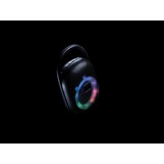 Vue Enceinte clip Lightboom 5W en plastique recyclé RCS de couleur noir| Krokrodeal