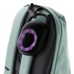 Vue Enceinte clip Lightboom 5W en plastique recyclé RCS de couleur noir| Krokrodeal