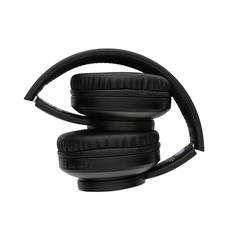 Vue Casque sans fil en aluminium recyclé Terra RCS de couleur gris| Krokrodeal