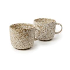Vue VINGA Duo de mug Monte de couleur beige| Krokrodeal