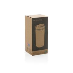 Vue Mug Metro en acier inoxydable recyclé RCS de couleur gris| Krokrodeal