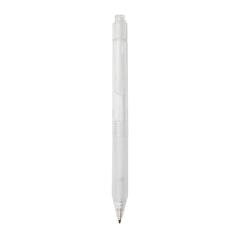 Vue Stylo X9 finition givré avec grip silicone de couleur blanc| Krokrodeal