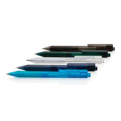 Vue Stylo X9 finition givré avec grip silicone de couleur blanc| Krokrodeal