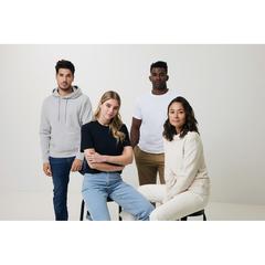 Vue Sweat à capuche en coton recyclé et non teinté Iqoniq Torres de couleur beige| Krokrodeal
