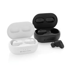 Vue Ecouteurs hybride ANC et ENC Urban Vitamin Gilroy de couleur blanc| Krokrodeal