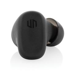 Vue Ecouteurs hybride ANC et ENC Urban Vitamin Gilroy de couleur noir| Krokrodeal