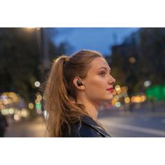 Vue Ecouteurs hybride ANC et ENC Urban Vitamin Gilroy de couleur noir| Krokrodeal
