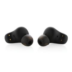 Vue Ecouteurs hybride ANC et ENC Urban Vitamin Gilroy de couleur noir| Krokrodeal
