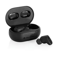 Vue Ecouteurs hybride ANC et ENC Urban Vitamin Gilroy de couleur noir| Krokrodeal
