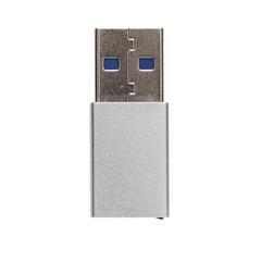 Vue Adaptateur USB A vers USB C de couleur gris| Krokrodeal