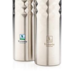 Vue Bouteille isotherme Mosa de couleur gris| Krokrodeal