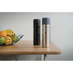 Vue Bouteille isotherme Mosa de couleur gris| Krokrodeal