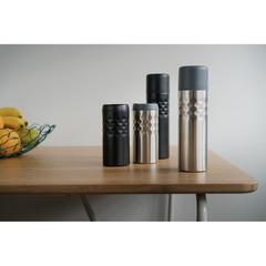 Vue Bouteille isotherme Mosa de couleur gris| Krokrodeal